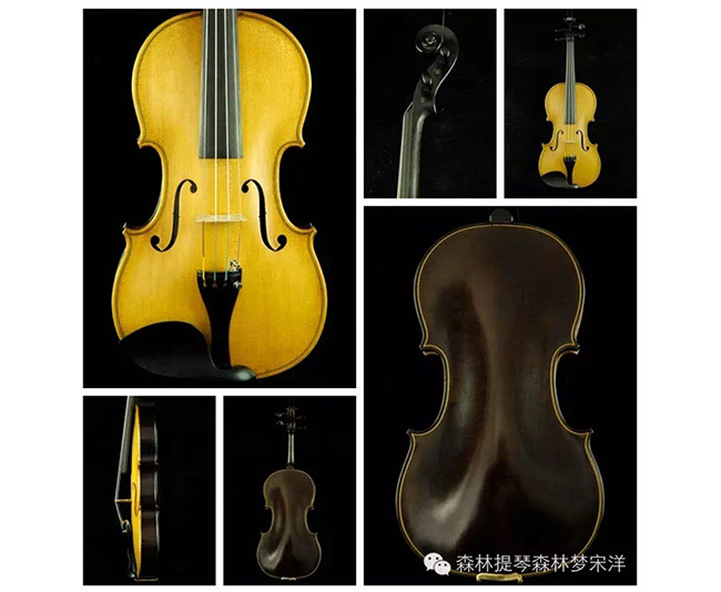5.--世界第一支金丝楠小提琴